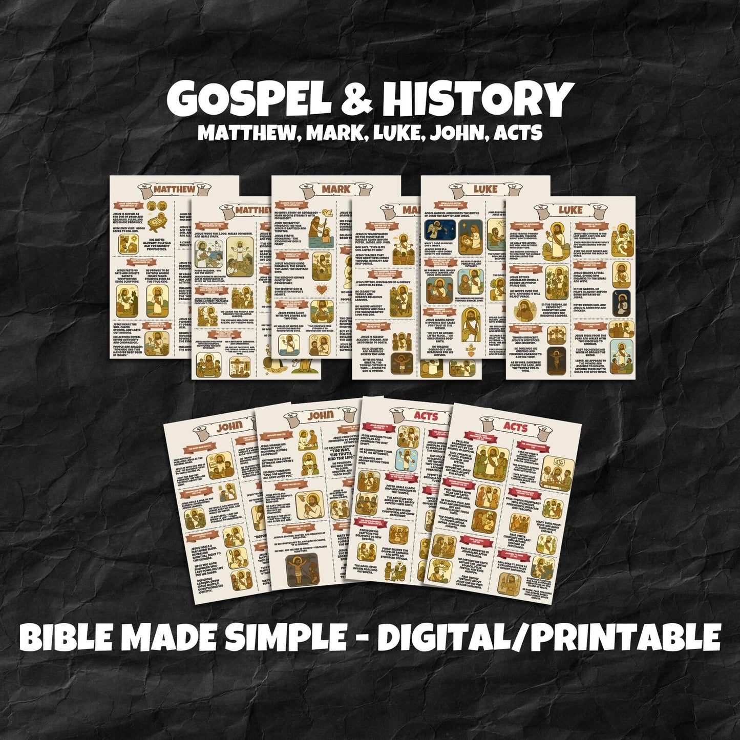 Escritura Simplificada™ - Sistema completo de estudio bíblico visual para niños en solo 10 minutos al día