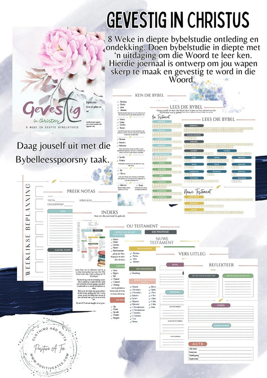 Gevestig in Christus™ — ’n Begeleide Bybeljoernaal vir Kinders (8 Weke