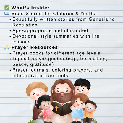 La biblioteca definitiva para la enseñanza bíblica: más de 500.000 recursos (no volverá a comprar ningún otro plan de estudios). 