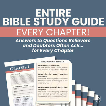 A Bible Study in One Year - 52-Week Study, A 365-Day Spiritual Journey with Daily Prayer and Notes