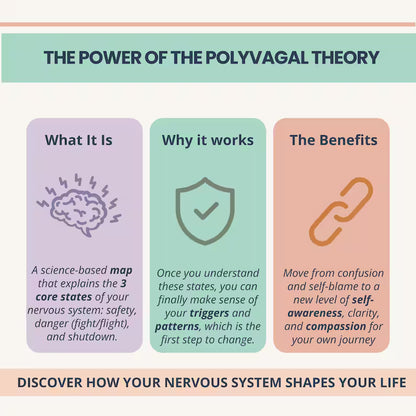 Polyvagal Cheat Sheets: Visual Guide to Your 3 States