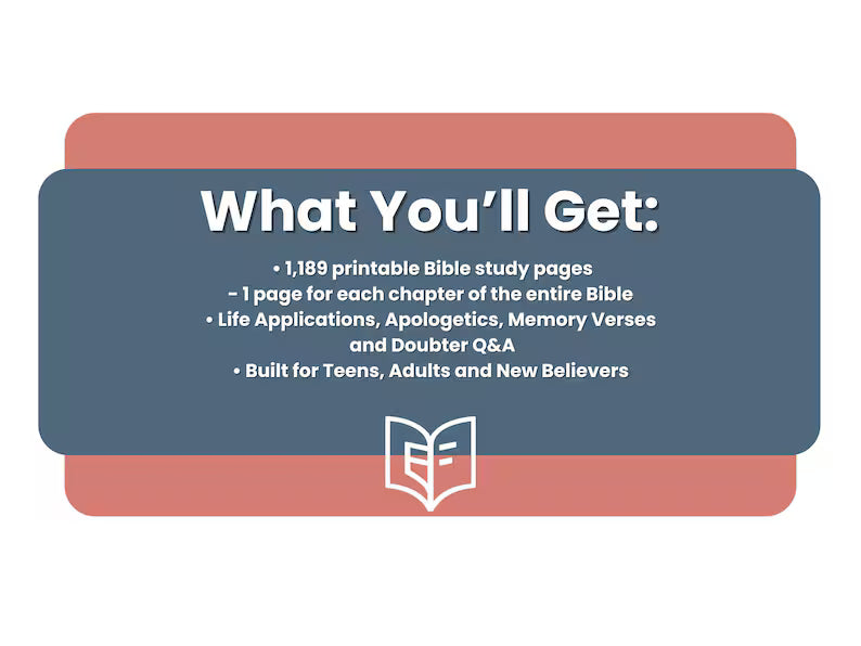 A Bible Study in One Year - 52-Week Study, A 365-Day Spiritual Journey with Daily Prayer and Notes