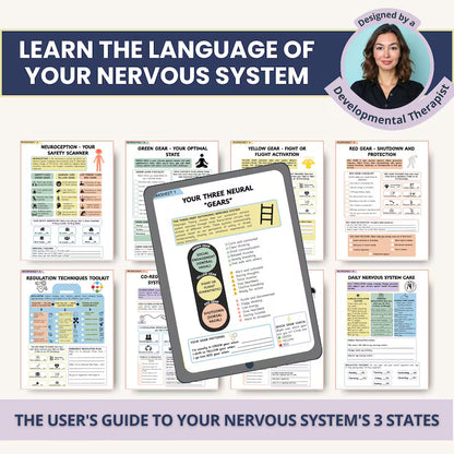 Polyvagal Cheat Sheets: Visual Guide to Your 3 States